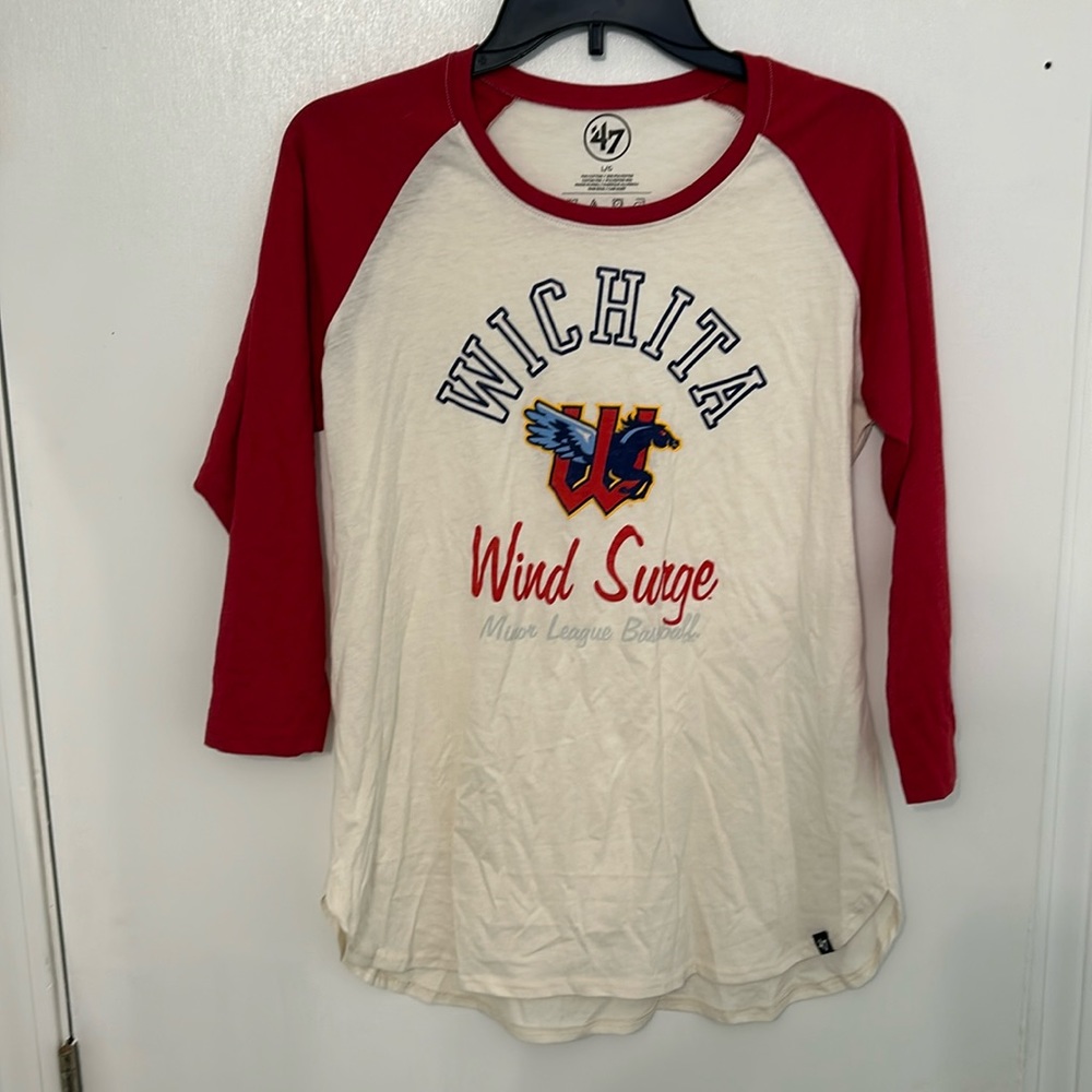 47 Brand Wichita Wind Surge Women’s raglan shirt size Large